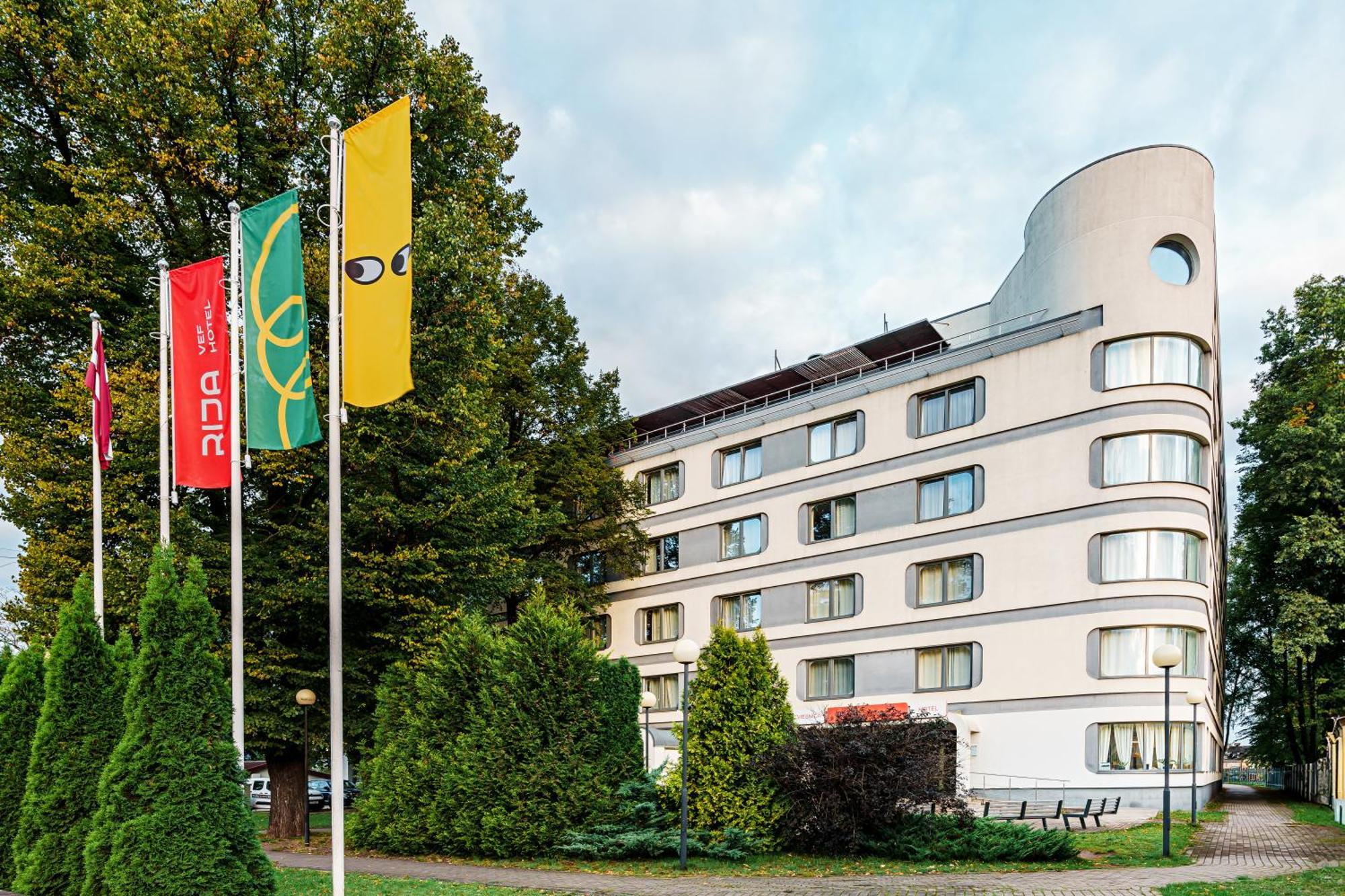 Rija Vef Hotel With Free Parking Riga Exterior photo
